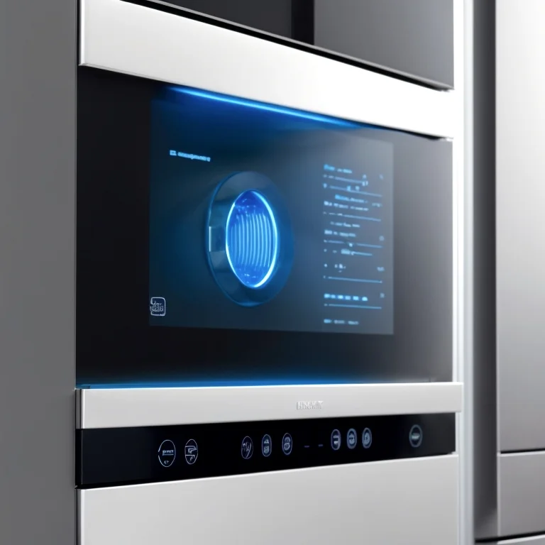 Smart AI-Ofen in moderner Küche